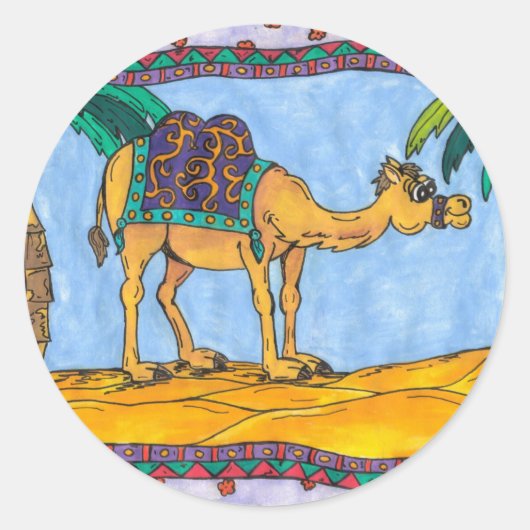 Crazy Camel Aufkleber (Vorderseite)