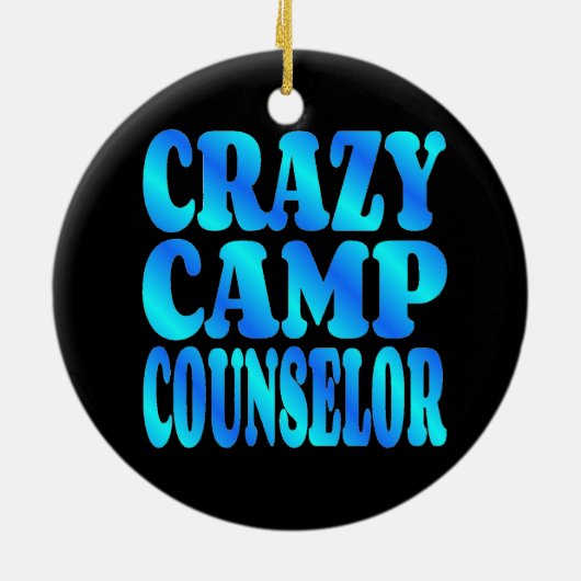 Crazy Camp Counselor Keramikornament (Hinten)