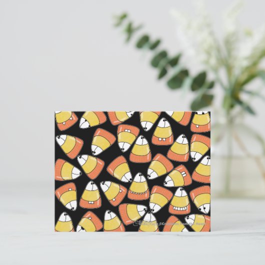 CRAZY Candy Corn! Einladung (Stehend Vorderseite)