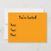 CRAZY Candy Corn! Einladung (Rückseite)