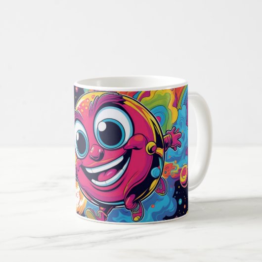 Crazy Candy Swirl Fun Mug Kaffeetasse (VorderseiteRechts)