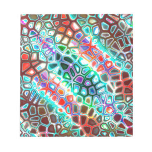 Crazy Carnival Colored Notizblock