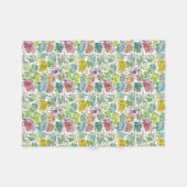 Crazy Cars Children's Blanket Fleecedecke (Vorderseite (Horizontal))