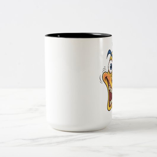 Crazy Cartoon Face Tasse - Funny Expression Coffee (Mittel)