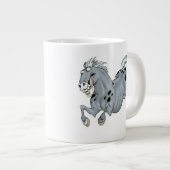 Crazy Cartoon Horse Jumbo Tasse (Vorderseite Rechts)