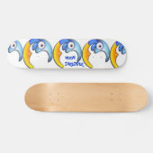 Crazy Cartoon "Moon Shredder" Skateboard Deck (Horizontal)
