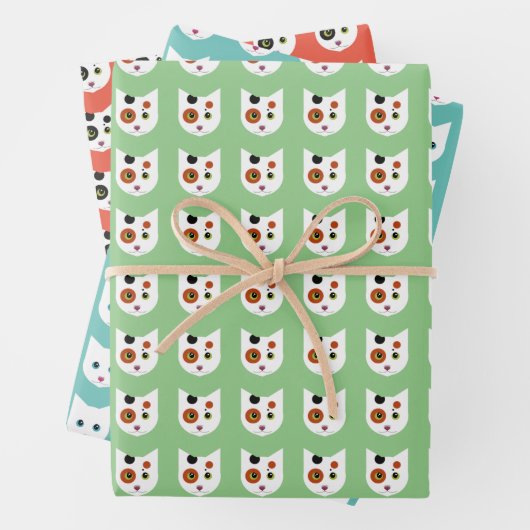 Crazy Cat Bundle Geschenkpapier Set (Beispiel)
