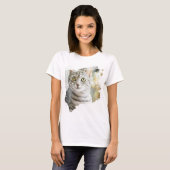 Crazy Cat Design T-Shirt (Vorne ganz)
