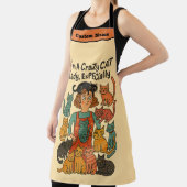 Crazy Cat Lady Apron – Whimsical & Bold Schürze (InSitu)