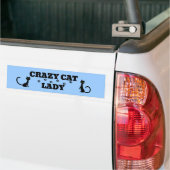 Crazy Cat Lady Autoaufkleber - Farbe ändern (Auf Lkw)