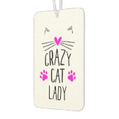 Crazy Cat Lady Autolufterfrischer (Links)