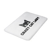 Crazy Cat Lady Bath Mat Badematte (Schrägansicht)