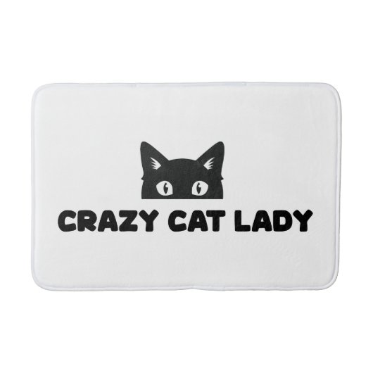 Crazy Cat Lady Bath Mat Badematte (Vorderseite)