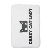 Crazy Cat Lady Bath Mat Badematte (Vorderseite Vertikal)