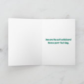 Crazy Cat Lady Birthday Karte (Innenseite)