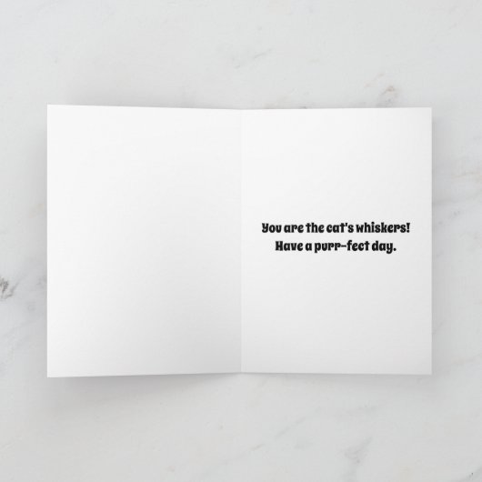 Crazy Cat Lady Birthday Karte (Innenseite)