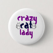 Crazy Cat Lady Button (Vorderseite)