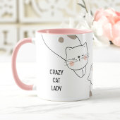 Crazy Cat Lady Cat Lover Name Tasse