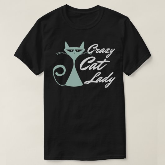 Crazy Cat Lady Cat Merch Design2 T-Shirt (Design vorne)
