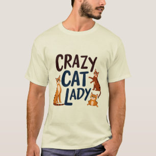 Crazy Cat Lady Club - Niedliches Trio Kitty Design T-Shirt