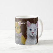 Crazy Cat Lady Coffee Tasse (VorderseiteRechts)