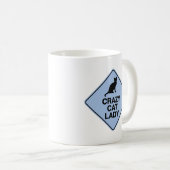 Crazy Cat Lady Coffee Tasse (VorderseiteRechts)