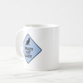 Crazy Cat Lady Coffee Tasse (Vorderseite Links)