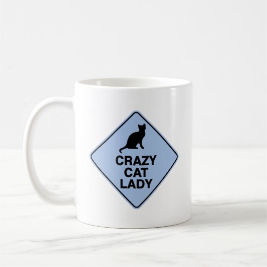 Crazy Cat Lady Coffee Tasse (Links)