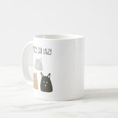 Crazy Cat Lady Coffee Tasse - Funny Gift for Cat (Vorderseite Links)