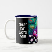 Crazy Cat Lady Cup Tasse - Whimsical Kitty Cat (Links)