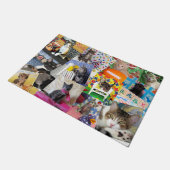 Crazy Cat Lady Doormat (24 x 36) Fußmatte (Schrägansicht)