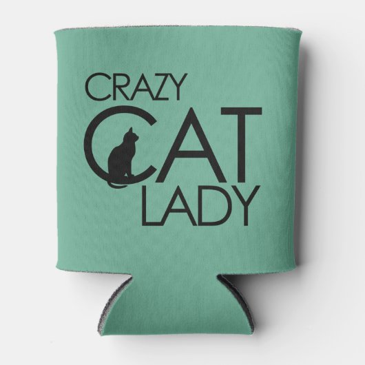 Crazy Cat Lady Dosenkühler (Vorderseite)
