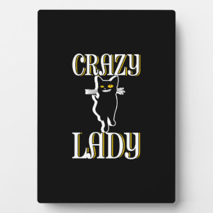 Crazy Cat Lady Fotoplatte