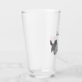 Crazy Cat Lady Fun Quote Niedlicher Tiere Glas (Rechts)