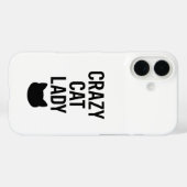 Crazy Cat Lady - Funny Cat Lover Geschenk Case-Mate iPhone Hülle (Rückseite (Horizontal))