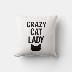 Crazy Cat Lady - Funny Cat Lover Geschenk Kissen