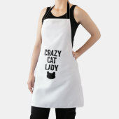 Crazy Cat Lady - Funny Cat Lover Geschenk Schürze (InSitu)