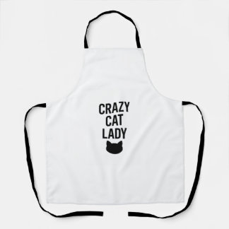Crazy Cat Lady - Funny Cat Lover Geschenk Schürze