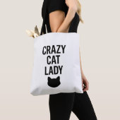 Crazy Cat Lady - Funny Cat Lover Geschenk Tasche (Von Nahem)