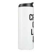 Crazy Cat Lady - Funny Cat Lover Geschenk Thermosbecher (Nach links gedreht)