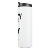 Crazy Cat Lady - Funny Cat Lover Geschenk Thermosbecher (Nach rechts gedreht)