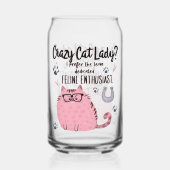 Crazy Cat Lady? Funny Cat Lover Gift Dosenglas (Rückseite)