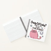 Crazy Cat Lady? Funny Cat Lover Gift  Notizblock (Innenseite)