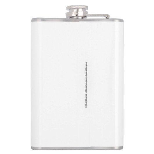 Crazy Cat Lady Funny Rafter Flachmann (Rückseite)