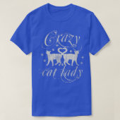 Crazy Cat Lady Funny T-Shirt (Design vorne)