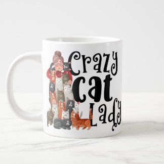 Crazy Cat Lady für diese Katze Lover in Ihrem Lebe Jumbo-Tasse