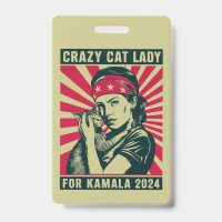 Crazy Cat Lady für Kamala 2024