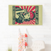 Crazy Cat Lady für Kamala 2024 Banner (Insitu)