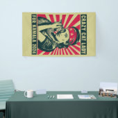 Crazy Cat Lady für Kamala 2024 Banner (Messeveranstaltung)