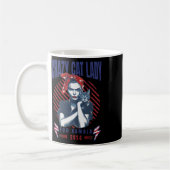 Crazy Cat Lady für Kamala 2024 Kaffeetasse (Links)